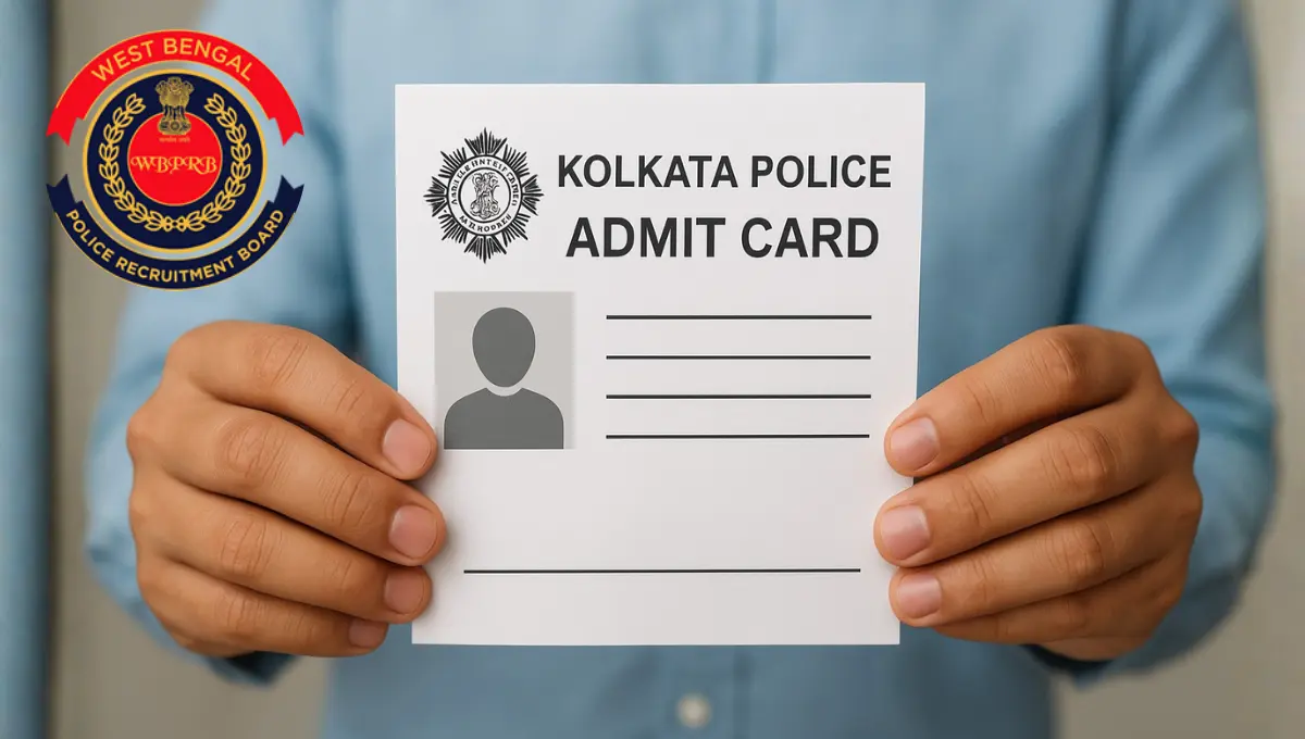 Kolkata Police Admit Card Download 2025